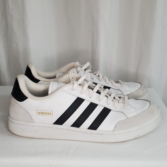 adidas Grand Court Cloud White Men's Size 11.5 Traditional 3 Stripe Cloudfoam - Picture 3 of 11